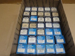 NORS ATLAS  BIG lot of 35 IGNITION CONTACT POINT SETS NEW old stock 100's - Picture 1 of 3