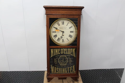 NINE OCLOCK WASHINGTON TEA SESSIONS Advertising Clock Cover