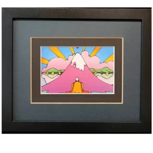 Peter Max "Himalayan Monk" Collectible Vintage Pop Art Print - Picture 1 of 4