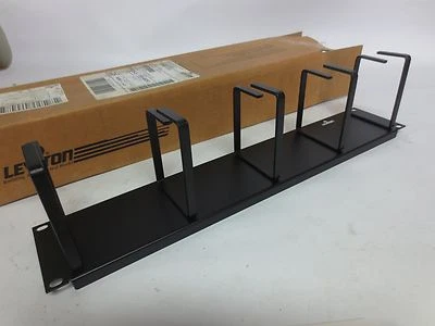 LEVITON 130-49253-BCM / 49253-BCM HORIZONTAL PATCH CORD ORGANIZER - NEW SURPLUS - Image 1 of 4