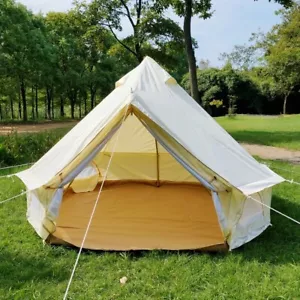 Outdoor Camping 3M Oxford Bell Tent Yurt Tent without Center Pole for 2 Persons - Picture 1 of 6