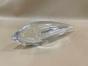 Vintage Kosta Boda Crystal Glass Whale Fish Figurine Paperweight - Picture 1 of 9