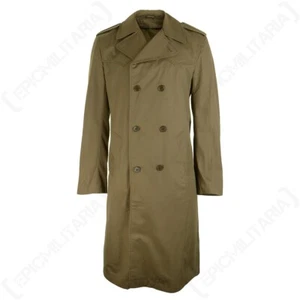 Originaler Trenchcoat der italienischen Armee – olivgrün –echter Armeeüberschuss - Bild 1 von 7