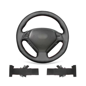 DIY Custom Interior Suede Car Steering Wheel Cover Wrap For Infiniti G25 G35 G37 - Picture 1 of 10