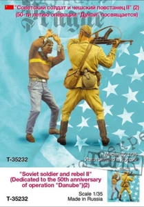 Tank Model 35232 1/35 Soviet Soldier & Rebel (2), Operation "Danube" - Picture 1 of 8