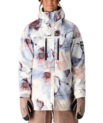 Jaqueta 686 Gore-Tex Skyline Shell - Feminina - X-Pequena / Tinta de Impressão Roxa - Imagem 1 de 4