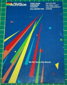 Atari 2600 Game Manual: Activision Video Game  Catalog Blue - Picture 1 of 2