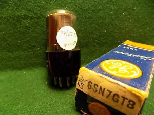 Lot of (1) GE 6SN7GTB #5 Calibrated TV-7D/U Tested 76/67 USED - Picture 1 of 1
