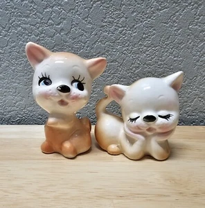 Vintage Kitty Katze Salz & Pfeffer Shaker anthropomorph Japan - Bild 1 von 7