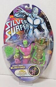 Silver Surfer Cosmic Power Blasters Drax the Destroyer 1997 Marvel Toy Biz 