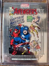 2023 Upper Deck Marvel Platinum Avengers Iconic Covers #IC16 Captain America