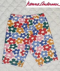 Girls Size 10 Biker Shorts Hannah Anderson Lg Flowers Multicolor - Picture 1 of 4