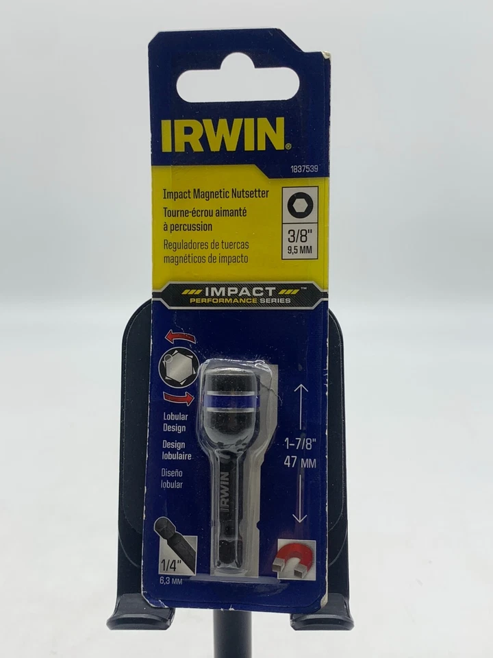 Irwin Impact Magnetic Nutsetter Driver 3/8"  9.5mm - Image 1 of 2