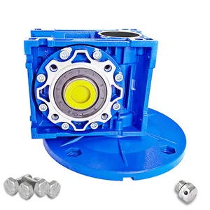 NMRV050 Worm Gearbox Gear Speed Flange 80B5 Reduction Ratio 5-100:1 Output 25mm - Picture 1 of 11