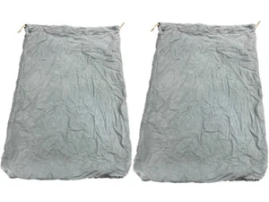 2 Pack USGI Military Barracks Bag Cotton Laundry Bag Green 8465-00-530-3692 FAIR - Picture 1 of 9