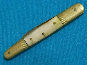 ANTIQUE KORTEN & SCHERF SOLINGEN GERMANY PEARL GENTS PEN KNIFE KNIVES VINTAGE VG - Picture 1 of 11