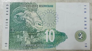 SOUTH AFRICA 🇿🇦 TEN (10) RAND BANKNOTE 1993 (P#123a) - Picture 1 of 2