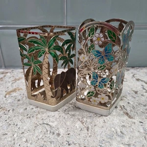 Manicotto sapone schiumogeno Bath and Body Works oro elefante palma farfalla floreale - Foto 1 di 9