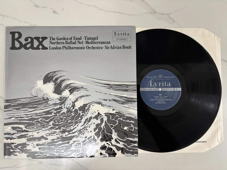 SIR ADRIAN BOULT "Bax The Garden of Fand" 1972 Mint UK Stereo LP Lyrita SRCS. 62 - Image 1 of 4