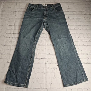 Pantalones de mezclilla Wrangler clásicos JUVENTUD niños 16 Husky lavado medio vaquero ajustable - Imagen 1 de 10