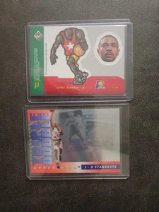 2 TARJETAS INSERTADAS MARK JACKSON CUBIERTA SUPERIOR 3-D DESTACADAS TRIPLE DOBLE Y TRIVA POP-UP - Imagen 1 de 2