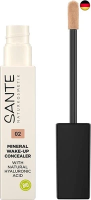 SANTE Naturkosmetik Mineral Wake up Concealer 02 Warm Beige, Flüssig, Deckt  - Bild 1 von 4