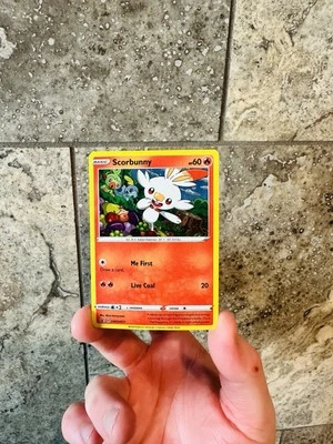 SWSH: Sword & Shield Promo Cards #SWSH071 Scorbunny Promo,Holo - Image 1 of 2