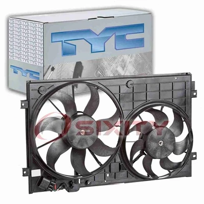 Conjunto de ventilador de radiador y condensador doble TYC para Volkswagen Passat 2012 2,5 L PZ Foto 1 de 4