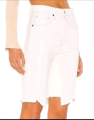 Marco Le Vintage Bermuda Jagged Edge Vintage Blanco Talla 26 Nuevo sin Etiquetas Foto 1 de 4