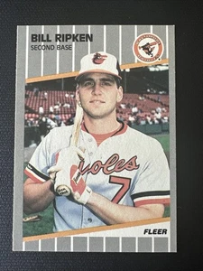 1989 Fleer - Billy Ripken #616 FF on Bat Knob - Picture 1 of 10