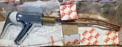 Grifo de cocina individual KWC Domo cromado y blanco, solo unidad central (sin extraíble) Foto 1 de 4