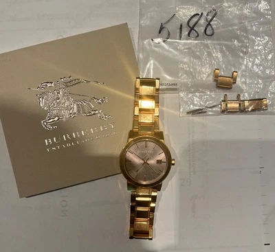 Burberry Men’s Watch BU9005 Rose Gold Tone Stainless Steel - Image 1 of 4