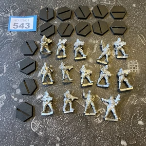 Grenadier 28mm Sci-Fi Future Warriors Trooper Tactical Squad x 14 Metal OOP - Picture 1 of 7
