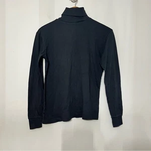 Vintage Skyr Turtleneck Scandia Trading Made in USA Women's L Black Preppy Ski - Picture 1 of 7