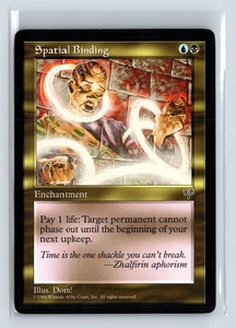 (4x) SPATIAL BINDING – MTG Magic the Gathering Card – Mirage – Uncommon - Picture 1 of 6