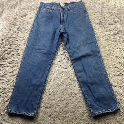 LL Bean Jeans Mens 34x29 Classic Fit Fleece Lined Straight 162343 Act 33x29 - Image 1 of 4