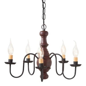 Lancaster Chandelier in Plantation Red - Picture 1 of 3
