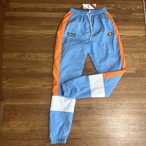 NWT Ellesse 4 Joggers Pants Retro Colorblock - Picture 1 of 7