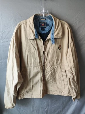 Chaqueta De Colección Chaps Ralph Lauren Para Hombre Grande Cremallera Bordada Cresta Años 90 Clásica Foto 1 de 4