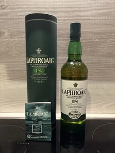 Laphroaig 18 Islay Single Malt 48%, 700ml., grüne Tube, selten - Bild 1 von 2