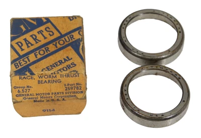 OE 1931 32 33 34 35 36-40 Chevrolet Dirección Gusano Empuje Cojinete Carreras ~ 259782 Foto 1 de 3