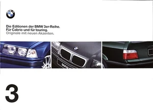 BMW 3er Cabrio Touring COMFORT und EXCLUSIVE und SPORT EDITION Prospekt 1 1999 - Picture 1 of 1