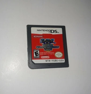 Yu-Gi-Oh World Championship 2008 Nintendo DS Game Cartridge Only Yugioh Vintage - Image 1 of 4