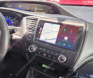 9" Pantalla Para Honda Civic 2013-2015 Carplay Android 15 Radio de coche estéreo - Picture 1 of 20