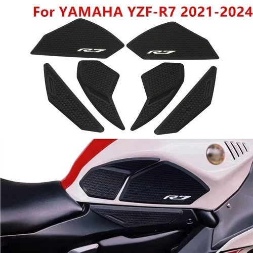 For Yamaha YZF R7 2022-2025 Sticker Decal Fuel Tank Pad Knee Pad Grip Pad - Image 1 of 4