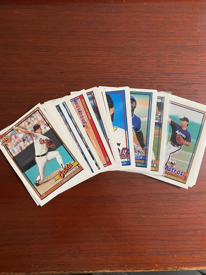 1991 Topps Baseball Bold Backs, Error & Variations NM/MT- You Pick $.69 Shipping - Image 1 of 1