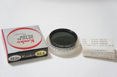 Kenko 40.5mm ND8 Neutral Density Filter Camera Lens Filter Used with Box - Image 1 of 4