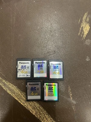 Panasonic 4GB SDHC Card Class 4 For Old CCD Camera Recorder DV - One per - Image 1 of 2