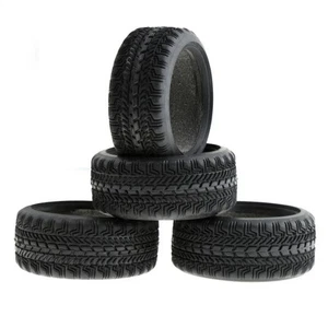 4 Stück Gummireifen Reifen für 1/10 Rc On-Road Drift Touren Wagen K4205 - Bild 1 von 6