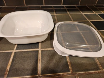 Utensilios para hornear de vidrio Corningware Simply Lite con tapas.  1,5 cuartos y 2,5 cuartos Foto 1 de 4